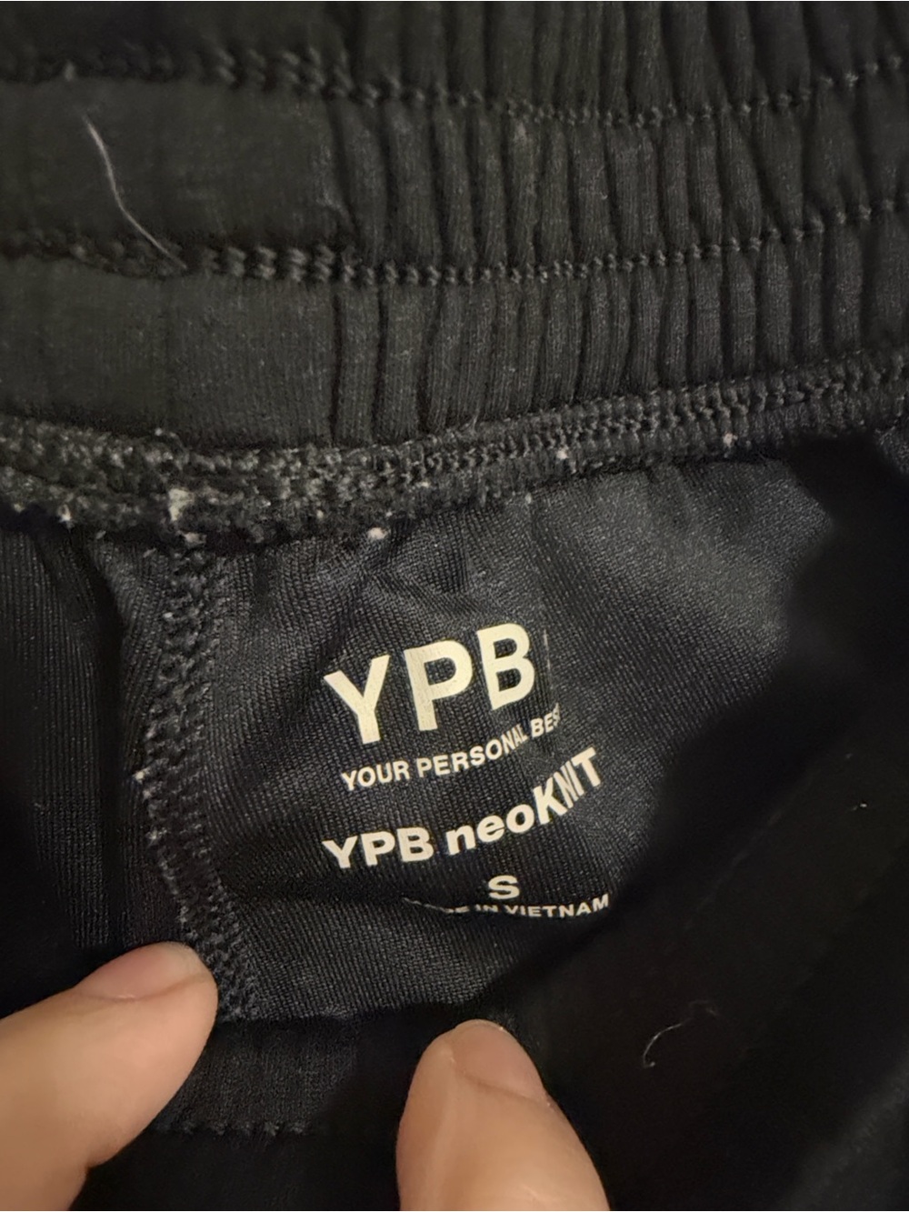 Abercrombie & Fitch YPB neoKNIT Jogger Sweatpants Black - Picture 2 of 4